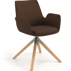 Sedia Scandinava Glamm, Gambe in Legno, Certificata