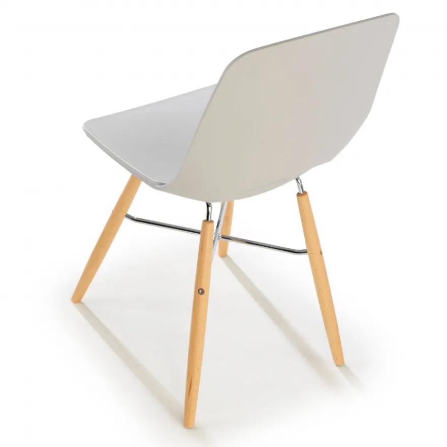 Sedia Scrivania Bambini Joy, Gambe in Legno, Resistente