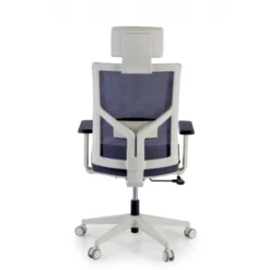 Sedia Scrivania Ergonomica Verdi white, braccioli regolabili, con poggiatesta