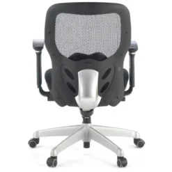 Sedia Smart Working Hazuki, braccioli 3D, schiuma iniettata, rete