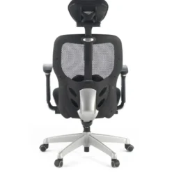 Sedia Smart Working Hazuki plus, braccioli 3D, con poggiatesta