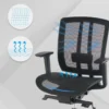 Sedia Smart Working Hiro, syncro, braccioli 4D, rete