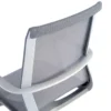 Sedia ufficio Design Fox white, Schienale Basculante, in Rete