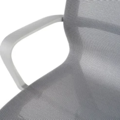 Sedia ufficio Design Fox white, Schienale Basculante, in Rete