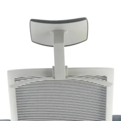 Sedia Ufficio Ergonomica Akira white con poggiatesta