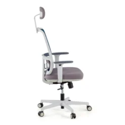 Sedia Ufficio Ergonomica Kaito white con poggiatesta