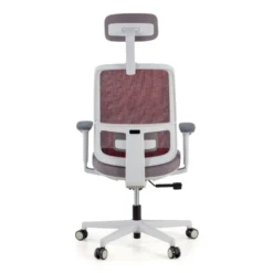 Sedia Ufficio Ergonomica Kaito white con poggiatesta