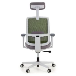 Sedia Ufficio Ergonomica Kaito white con poggiatesta