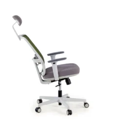 Sedia Ufficio Ergonomica Kaito white con poggiatesta