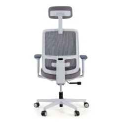 Sedia Ufficio Ergonomica Kaito white con poggiatesta
