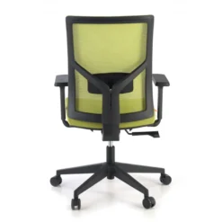 Sedia Ufficio Ergonomica Verdi, braccioli regolabili, supporto lombare,