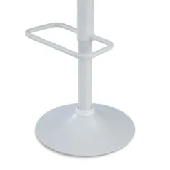 Sgabello alto Norway con gambe in metallo, design moderno