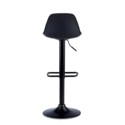 Sgabello alto Norway con gambe in metallo, design moderno