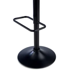 Sgabello alto Norway con gambe in metallo, design moderno