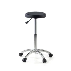 Sgabello da lavoro basso con ruote Hana