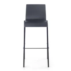 Sgabello da ufficio con schienale Alea, seduta ergonomica