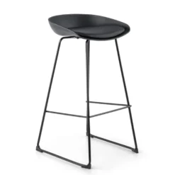 Sgabello da ufficio Helsinki, design scandinavo, gambe in metallo