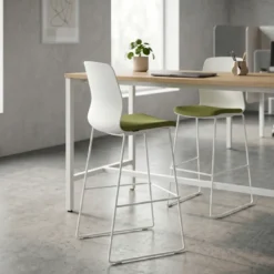 Sgabello da Ufficio Swing, Design elegante, Gambe in metallo