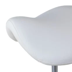 Sgabello sella di cavallo con schienale ergonomico per clinica ed estetista