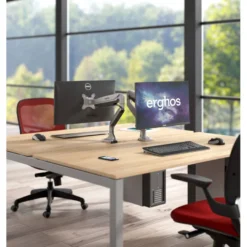 Supporto monitor Erghos, braccio monitor alluminio