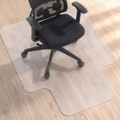 Tappeto Sedia da Ufficio Convesso in PVC trasparente