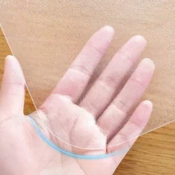 Tappeto Sedia da Ufficio Convesso in PVC trasparente