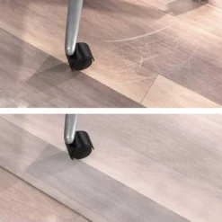 Tappeto Sedia da Ufficio rettangolare in PVC trasparente