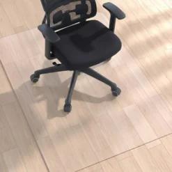 Tappeto Sedia da Ufficio rettangolare in PVC trasparente