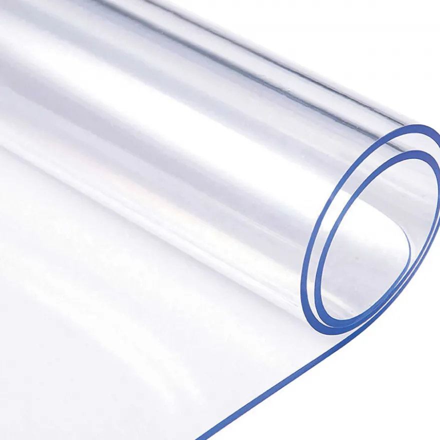 Tappeto Sedia da Ufficio rettangolare in PVC trasparente